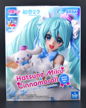 Load image into Gallery viewer, Hatsune Miku X Cinnamoroll Luminasta White Dress figure