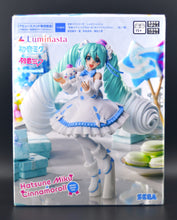 Load image into Gallery viewer, Hatsune Miku X Cinnamoroll Luminasta White Dress figure