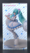 Load image into Gallery viewer, Hatsune Miku X Cinnamoroll Luminasta White Dress figure