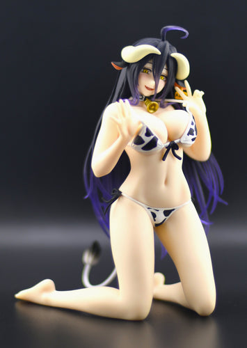 Overlord Desktop Cute Albedo Cow Print Swimsuit figure