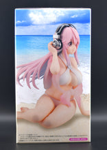 Load image into Gallery viewer, Super Sonico White Bikini noodle stopper figure