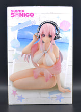 Load image into Gallery viewer, Super Sonico White Bikini noodle stopper figure