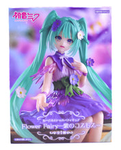 Load image into Gallery viewer, Hatsune Miku Flower Fairy Cosmos Purple noodle stopper figure