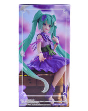 Load image into Gallery viewer, Hatsune Miku Flower Fairy Cosmos Purple noodle stopper figure