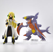 Load image into Gallery viewer, Pokemon Masters EX PANEL SPECTACLE Banpresto Cynthia and Mega Garchomp figure